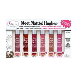 The Balm Meet Matte Hughes Vol. 3 ( 6 Mini Long Lasting Liquid Lipsticks )