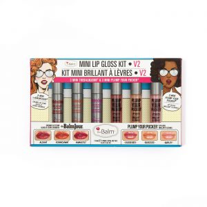 The Balm Mini Lip Gloss Kit Vol. 2 ( Set of 6 Mini Lip Shades )