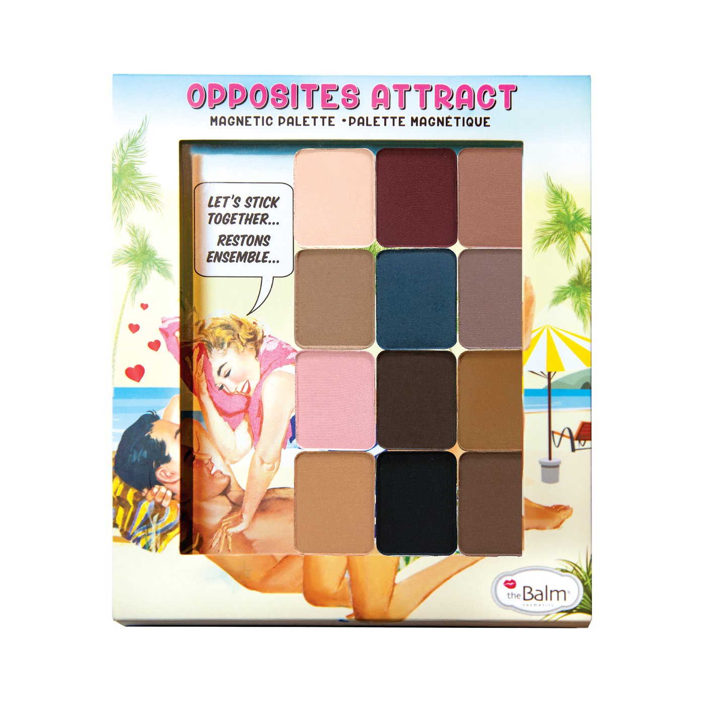 The Balm Opposites Attract Magnetic Palette Eyeshadows Included The Balm Opposites Attract Magnetic Palette, Eyeshadows Included