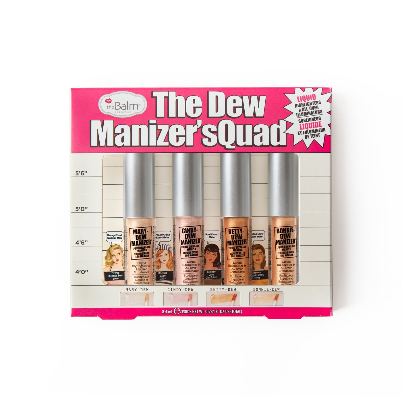 The Balm The Dew Manizier Squad Mini Liquid Highlighters The Balm The Dew Manizier Squad Mini Liquid Highlighters